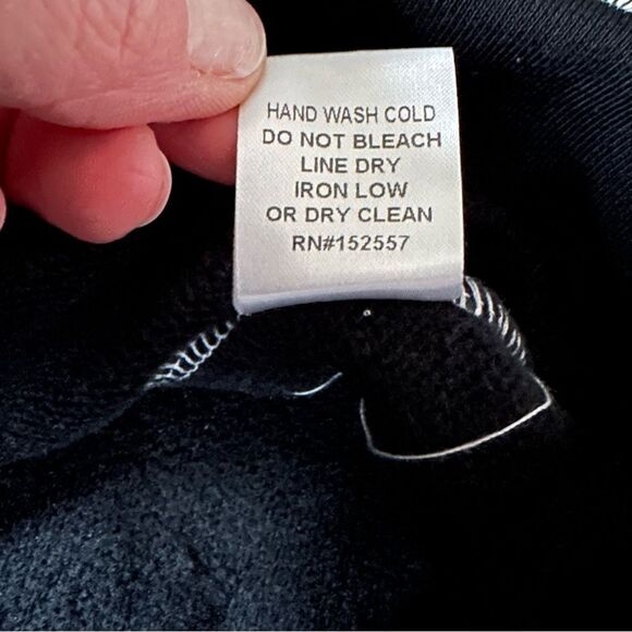 Kittenish Animal Print Color Block Oversized 1/4 Zip Cropped Pullover Small - Picture 11 of 11